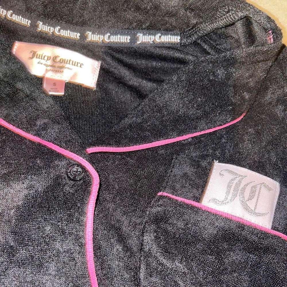 size small juicy couture terry set